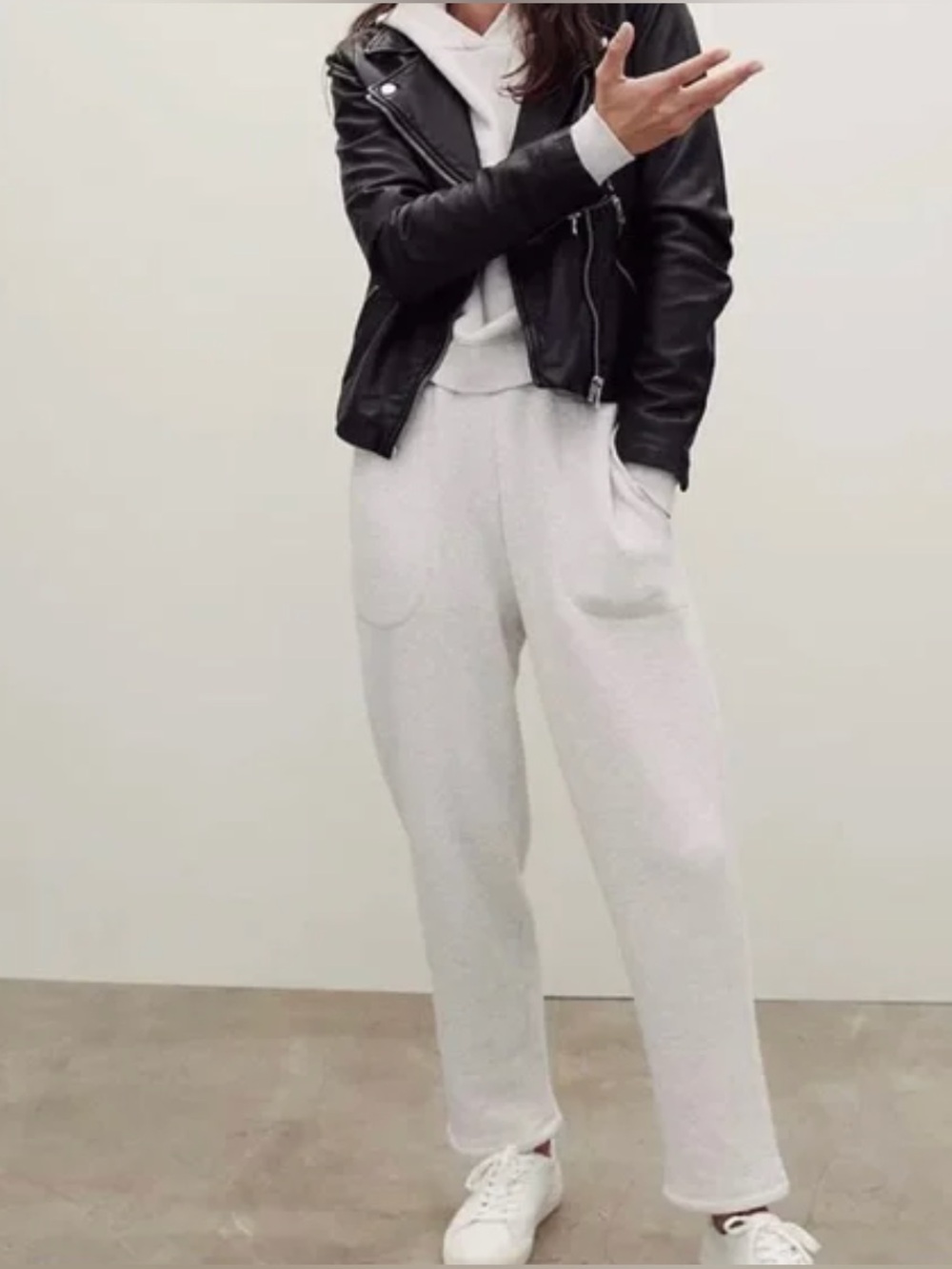 Madewell AiryTerry Grey Sweatpants Joggers M EUC Minimalist Casual Athleisure